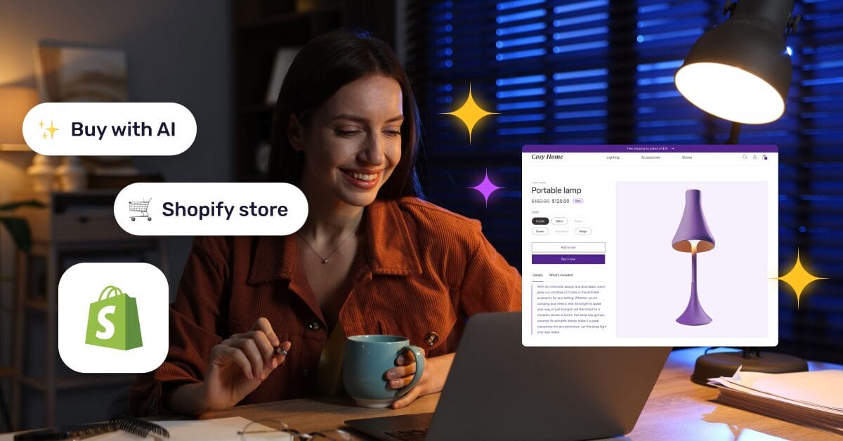 Purchase completed instantly from a mobile device